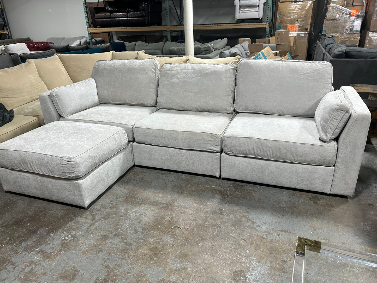 Sky Gray Lovesac Sactional