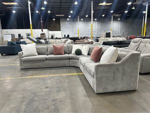 Crate & Barrel Lounge 3-Piece L-Shape Wedge Sectional