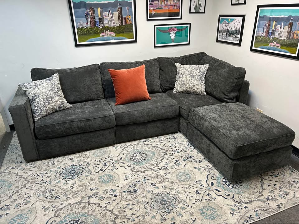 Charcoal LoveSac Sactional