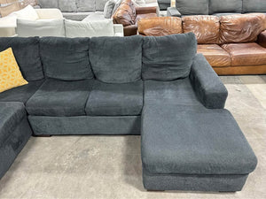Dark Gray Reversible Chaise U-Shaped Sectional