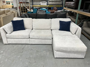 Sky Grey Corded Velvet LoveSac Sactional