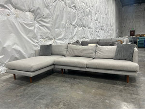 Article Burrard 112'' Left Sectional - Seasalt Gray