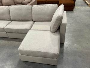 *Perfect Condition* Jute Brushed Weave LoveSac (4 Seat/5 Side)