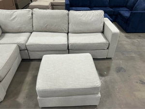 *Perfect Condition* Beachwood Rained Chenille LoveSac (5 Seat/7 Side)