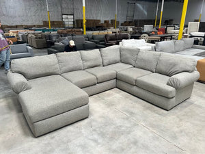 Furniture Row Gray U-Shaped Sectional