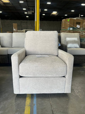 *New* Henredon Marley Fabric Swivel Chair (Beige)