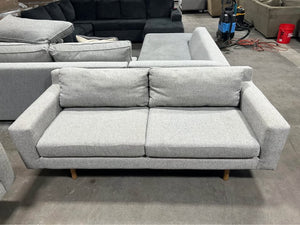 West Elm 73'' Gray Eddy Sofa Set