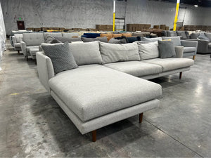 Article Burrard 112'' Left Sectional - Seasalt Gray