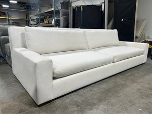Restoration Hardware White Maxwell 2-Cushion Sofa