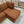 *Perfect Condition* Terracotta Rained Chenille LoveSac (4 Seat/5 Side)