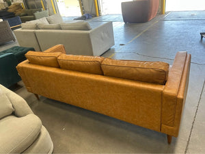 Albany Park 87” Albany Sofa (Cognac Tan)