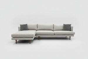 Article Burrard 112'' Left Sectional - Seasalt Gray