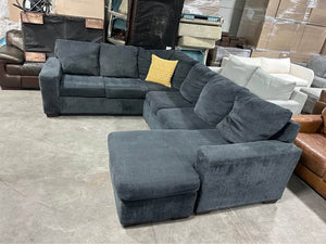 Dark Gray Reversible Chaise U-Shaped Sectional