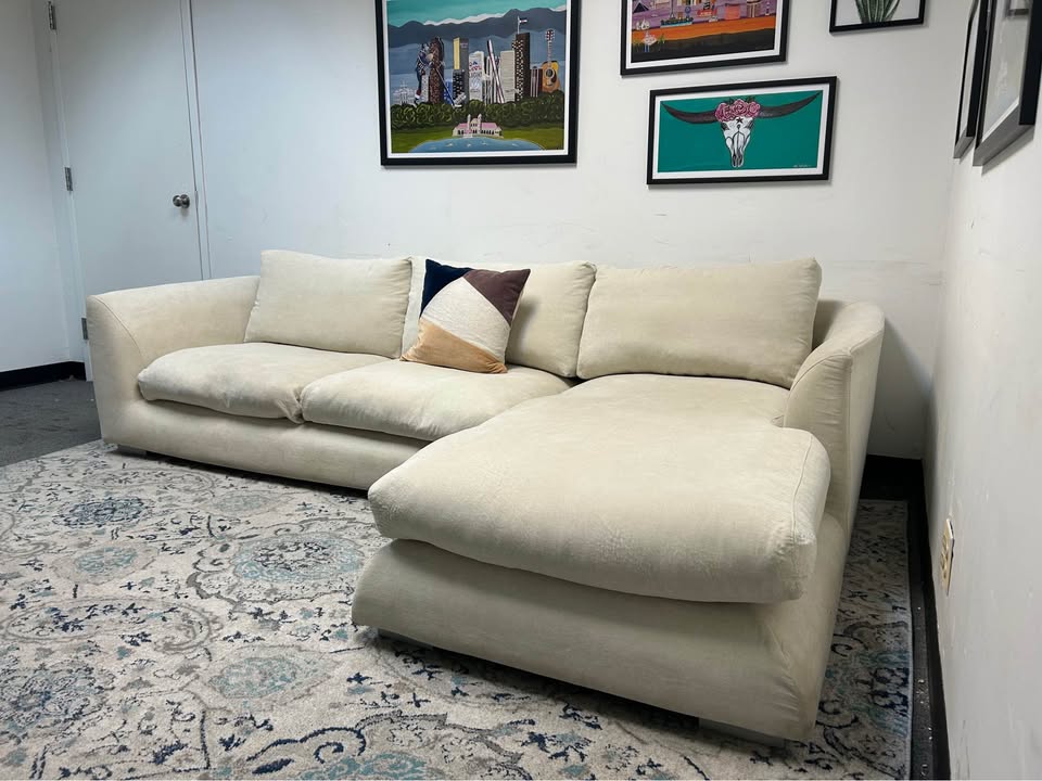 Off-White Mario Capasa Feathers Collection Sectional
