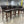 Dark Brown Leather Bar Stools (Set of 4)