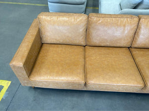Albany Park 87” Albany Sofa (Cognac Tan)
