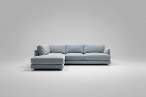 West Elm Haven 2-Piece Bumper Chaise Sectional – Feather Gray