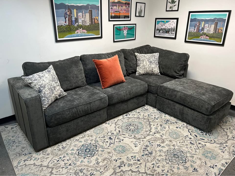 Charcoal LoveSac Sactional