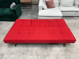 Room & Board Red MCM Queen Futon