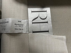 Restoration Hardware White Maxwell 2-Cushion Sofa