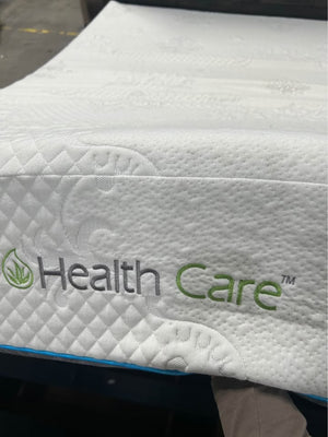 Dark Brown Queen Storage Bed Frame w/Health Care Mattress