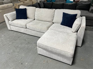 Sky Grey Corded Velvet LoveSac Sactional