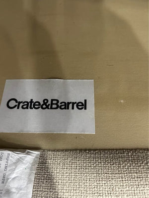 Crate & Barrel Lounge Sofa Set w/Storage Ottoman