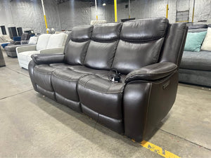 Gilman Creek Harvey Leather Power Reclining Sofa (Espresso)