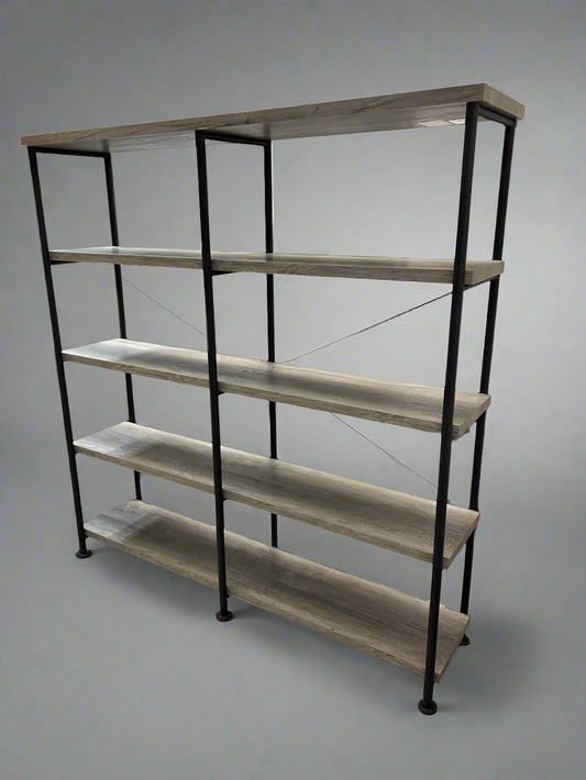 60'' Contemporary Gray Charlie Bakery Shelf