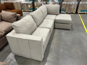 *Perfect Condition* Jute Brushed Weave LoveSac (4 Seat/5 Side)