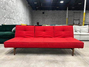 Room & Board Red MCM Queen Futon