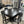 5-Piece Espresso Wood Dining Set w/Lazy Susan