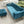 Article 88'' Sven Sofa w/Ottoman (Pacific Blue)