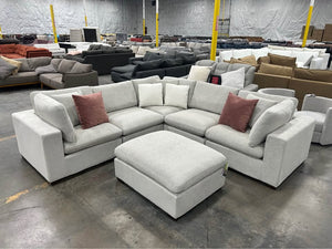 *New* Thomasville Lowell 6-Piece Modular Sectional w/Ottoman
