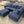 Thomasville Devyn Fabric Sectional w/Storage Ottoman (Navy)