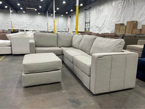 *Perfect Condition* Beachwood Rained Chenille LoveSac (5 Seat/7 Side)