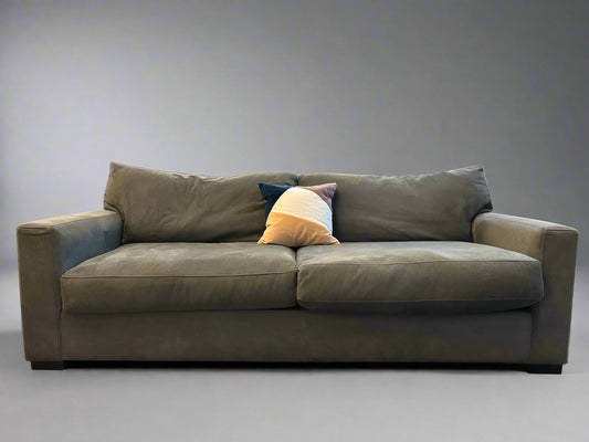 Scandinavian Designs Gray Down Feather Sofa