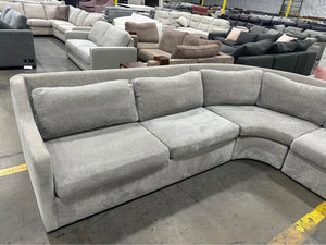 Crate & Barrel Lounge 3-Piece L-Shape Wedge Sectional