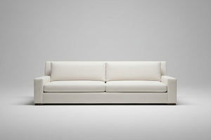 Restoration Hardware White Maxwell 2-Cushion Sofa