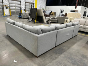 Thomasville U-Shaped Chaise Sectional w/Storage Ottoman