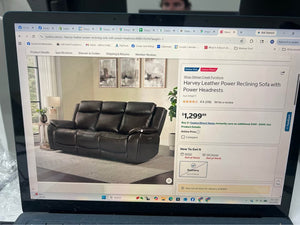 Gilman Creek Harvey Leather Power Reclining Sofa (Espresso)