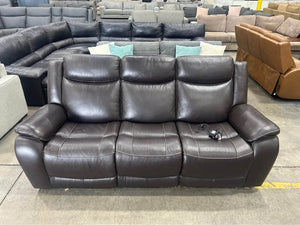 Gilman Creek Harvey Leather Power Reclining Sofa (Espresso)