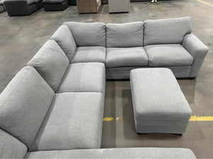 Thomasville U-Shaped Chaise Sectional w/Storage Ottoman