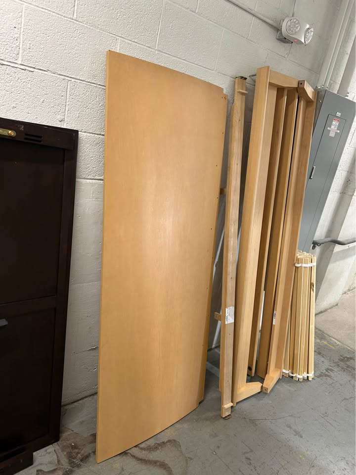 Baronet King-Size Natural Wood Bed Frame