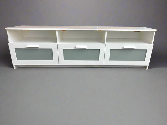 Modern White Wooden TV Stand/Entertainment Center