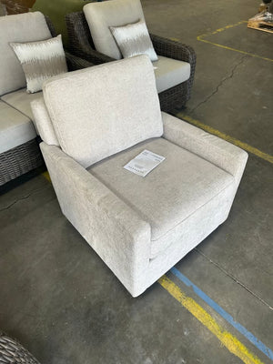 *New* Henredon Marley Fabric Swivel Chair (Beige)