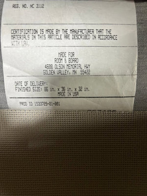 Room & Board Light Gray 84'' Palm Sofa