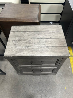 Westwood Design Wooden Nightstand w/Silver Accents