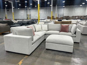 *New* Thomasville Lowell 6-Piece Modular Sectional w/Ottoman