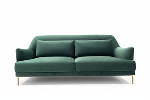 World Market Forest Green Samara Sofa